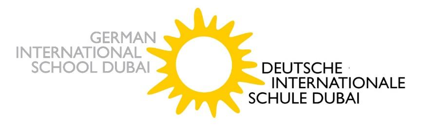 Zugangs- und Parkplatzregelung der Deutschen Internationalen Schule Dubai (DISD) 1. Schulzeiten Die Schulzeiten der DISD: Der Unterricht beginnt täglich um 08:00 Uhr und endet 14:10 Uhr.