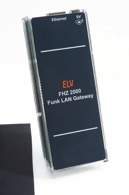 Funk-LAN-Gateway FHZ 2000 Inbetriebnahmeanleitung mit homeputer CL-Software ELV