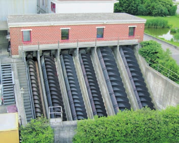 Anlagenbeispiele Abwasserkraftwerke ARA Morgental bei Arbon am Bodensee Bereits seit rund 90 Jahren produziert eine 270-kW-Kaplanturbine mit dem geklärten Wasser der Abwasserreinigungsanlage (ARA) St.