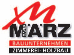 Maurermeister und Bautechniker Planung und Ausführung Holz- und Massivbau Schlüsselfertiges Bauen Am Bühel 1 83673 Bichl Tel.: 0 88 57/83 07 Fax 84 83 Internet: www.maerz-bau.