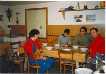Erinnerungen Zittelhaus 1987 Sanierung Küche Besuch Ing.