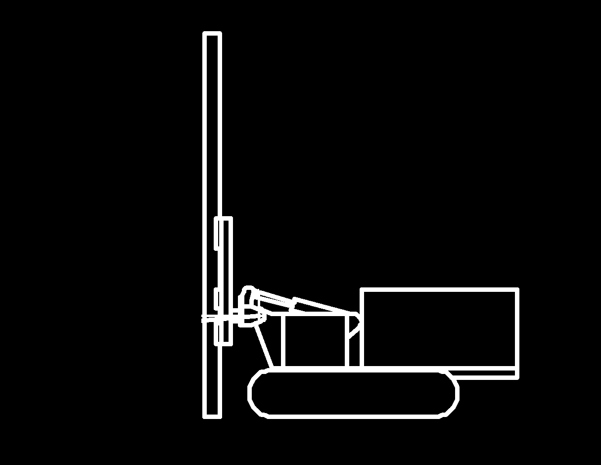KR 709-1 Das hydraulische Bohrgerät Typ KR 709-1 wurde speziell für vertikale Bohraufgaben wie z.b. Mikropfähle bis zu 600 mm Durchmesser entwickelt.