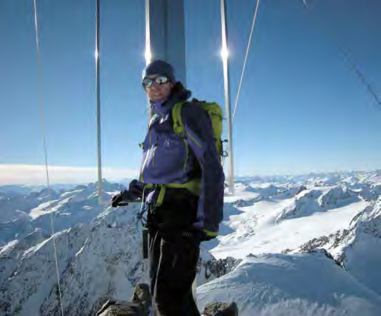 Fachübungsleiter unterwegs Skitour auf die Petersenspitze (3484 m) im Jubiläumsjahr Der Gipfel ist benannt nach dem Gründer unserer Sektion Prof.