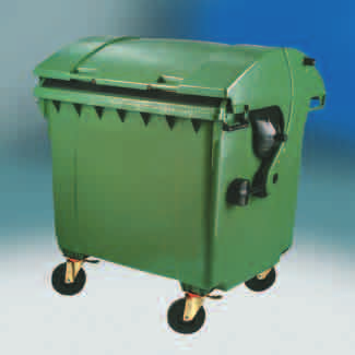 Abfallbehälter aus Stahlblech A 99 b,- 17,- Oleocont Behälter für ölhaltige Abfälle. Erfüllt alle Vorschriften der Brandverhütung. Hergestellt aus feuerverzinktem Stahlblech, daher nicht brennbar.