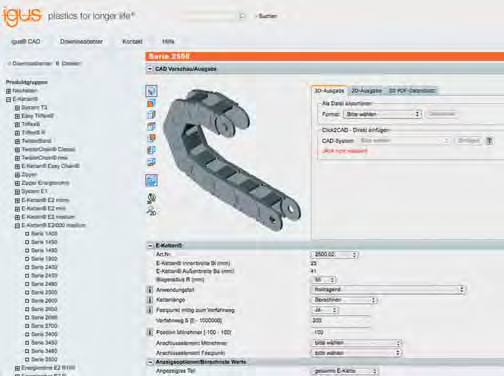 igus CAD online/offline... Komplettes 3D-CAD-Angebot auch als Offline-Version erhältlich igus Praxisbeispiele.
