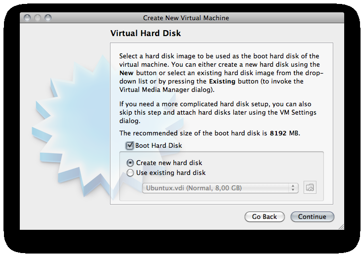 GNU Assembler & GCC Mit der VirtualBox von Oracle ( www.virtualbox.org ) Eine virtuelle Maschine aufsetzen Zunächst muss eine neue virtuelle Maschine erstellt werden.