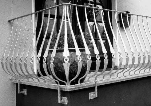 Zierstab Zierelement Edelstahl 90 cm Stab Verzierung V2A Balkon Treppe Geländer 