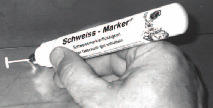 Schweiß-Hilfsmittel Original-Fix-Zange Zubehörzange nach Schweizer Patent, zur Pflege des Schutzgasbrenners.