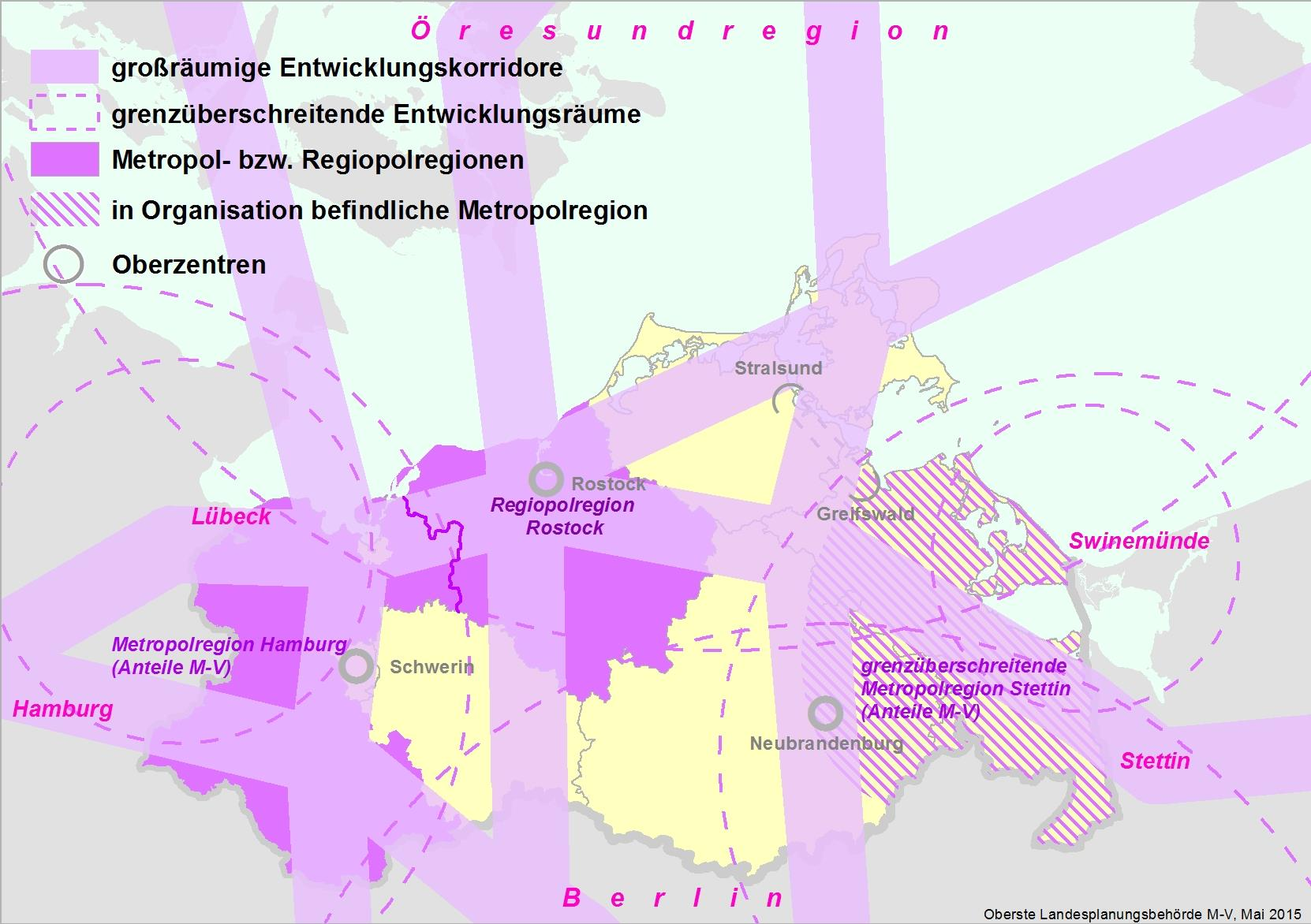 Begründung: Die Lage Mecklenburg-Vorpommerns im südlichen Ostseeraum als Bindeglied von Nord- und Mitteleuropa ist ein wichtiger Standortvorteil im Wettbewerb der Regionen.