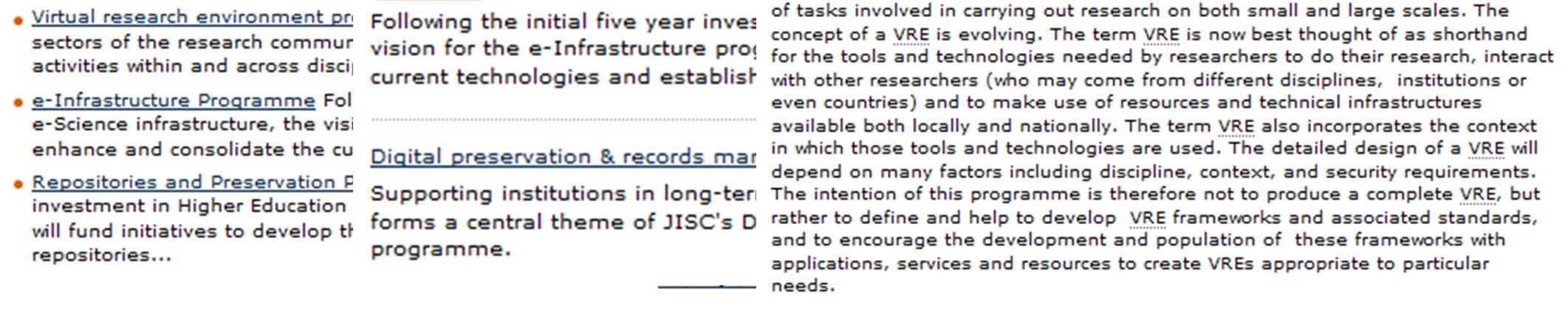 Joint Information Systems Committee (JISC) http://www.jisc.ac.