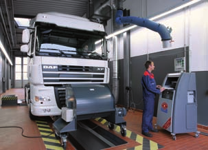 Unser Leistungsspektrum auf einen Blick Schnelle Hilfe: Riess und der International Truck Service (ITS) von DAF sind 365 Tage und rund um die Uhr einsatzbereit.