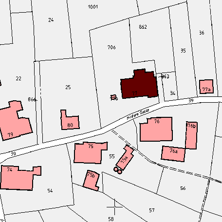 Adresse: Hintere Gasse 77 Objekttyp: Bauernhaus Baujahr: 1851 Architekt: Datum der Aufnahme: 07.