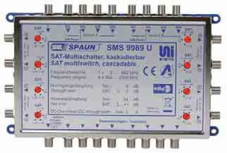 UniSystem - Multischalter System SMS 9989 U, SMS 9987 U, 8.