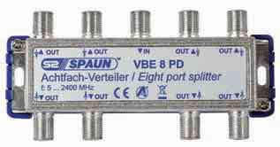 Der Spezialist für die SAT-ZF-Verteiltechnik Verteiler VTS 17217, VTS 929, VTS 525 5... 862 MHz 950.