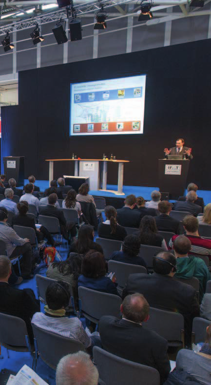 Rahmenprogramm Events program Topical and top-class: The events program at IFAT 2014 Topical lectures, panel discussions and country specials all this is on offer in the forums in Halls A5 and B1.
