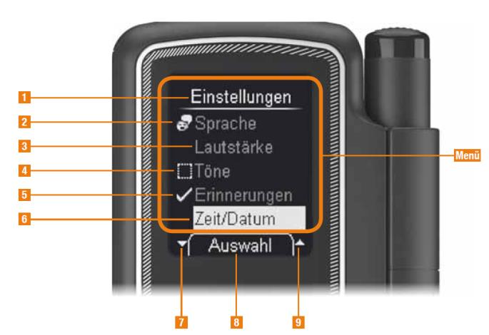 Blutzuckermessung mit Accu-Chek Mobile Blutzuckermessung und Menüführung unabhängig Blutzuckermessung ohne einen Tastendruck Menüführung für zusätzliche Gerätefunktionen WICHTIG: Die