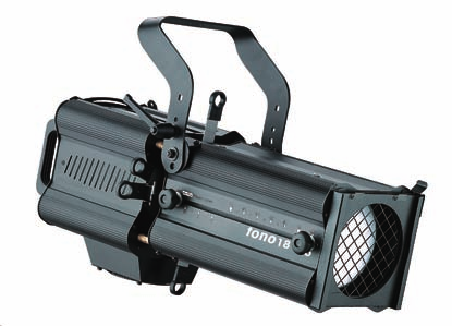 ISYNota 0/ - BT-006 000/00W Zoomprofi lscheinwerfer mit Doppelkondensoroptik, federgesicherter, drehbarer Einschubaufnahme, verstellbarer GX9. Fassung.