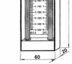 U- Rohr- Manometer 7000 Blatt 5...anzeigend Modelle 7120-7131.