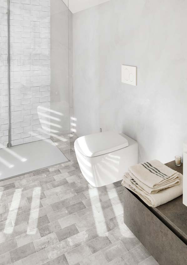 Betonbrick Floor White-Grey 10x20 floor