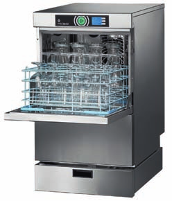 GLÄSERSPÜLMASCHINEN PREMAX GCP die kompakte Gläserspülmaschine für gehobene Ansprüche und Bedienkomfort thekenunterbaufähig, Gesamthöhe nur 820 mm, mit integrierbarer Osmose RO-I400 (Option) ACTIVE