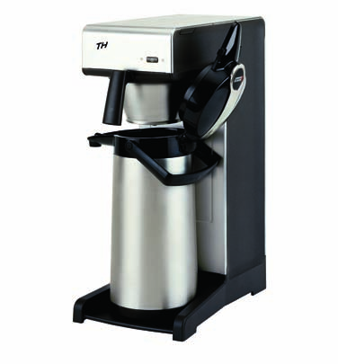 KAFFEEMASCHINEN Filterkaffee-Systeme Isolierkanne Furento 2,2 Liter Hochleistungspumpkanne Furento mit Edelstahlaußenmantel, Metallpumphebel, Glasvakuuminnenzylinder und Drehteller Stoßvorrat: 2,2 l