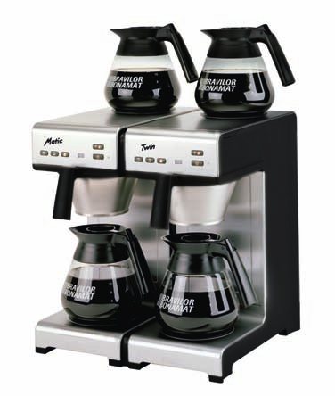KAFFEEMASCHINEN Rundfiltergeräte und Frischbrühgeräte B Serie und B-HW Serie Filterkaffeemaschine zur Brühung in zwei mobile Vorratsbehälter.