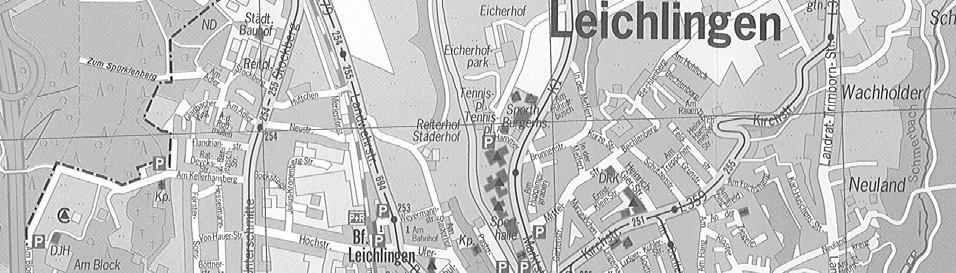 für die Stadt Leichlingen Karte 2: Zentren- und