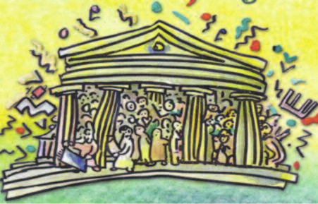 14 KINDER & JUGEND Kinder-mit-mach-Woche in den Herbstferien Gerempel im Tempel Kinder aus Obernbeck und Löhne-Ort lernen eine Geschichte von Händlern, umgeworfenen Tischen und Jesus kennen.