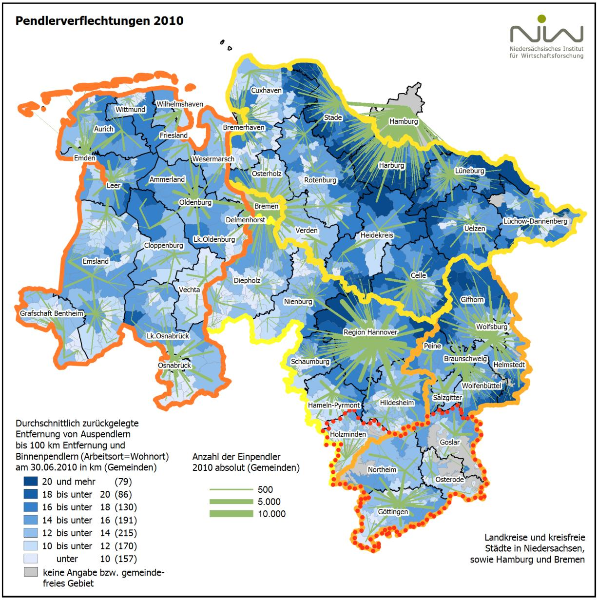 Der Städte Braunschweig, Wolfsburg und Salzgitter stellen herausragende wirtschaftliche Zentren für den gesamten Norden der Region Braunschweig dar.