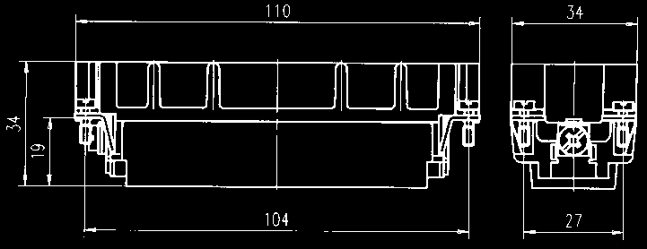 Montageanleitung, Ansicht von Steckverbinder-Anschlussseite /
