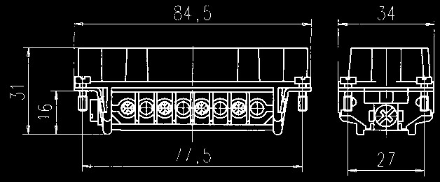Montageanleitung, Steckbild / Assembly instruction, pin layout Stifteinsatz Male