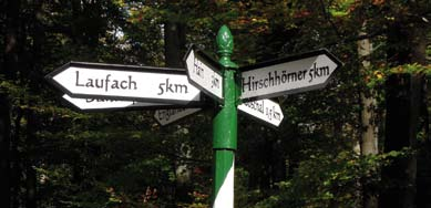 Tourenvorschlag 4 Wie bei dem vorhergehenden Vorschlag folgen sie dem roten Dreieck am Beibuschbach