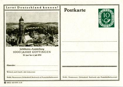 BILDPOSTKARTE Als Bildpostkarten werden amtliche, also von der Post herausgegebene Postkarten mit aufgedrucktem Wertstempel (Ganzsache)