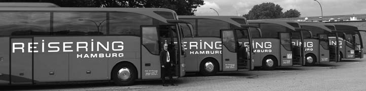 Wir bieten Komplettpreise inklusive: komfortable, klassifizierte 4- und 5*-Reisebusse qualifizierte Fahrer Taxi-Service auch aus Lübeck und Umgebung zum Abfahrtsort Ihres Busses und zurück gute