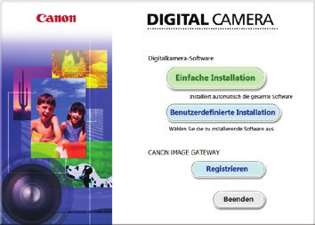 Verwenden der Software Um die der unten beschriebenen Software nutzen zu können, müssen Sie die Software von der Canon-Website herunterladen und auf einem Computer installieren.