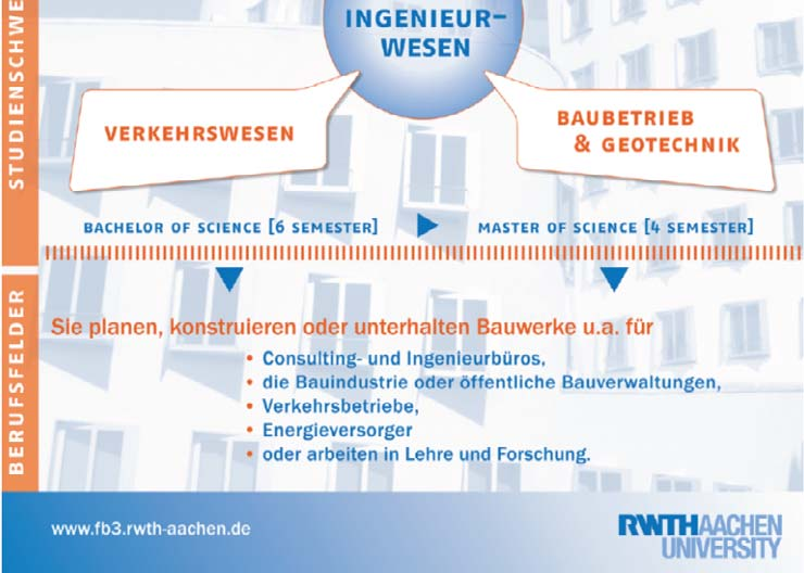 Küsteningenieurwesen) dazu, dass diese im Lehrjahr 2016in größeren Hörsälen außerhalb des IWW gehalten werden mussten.