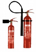 brandag-fettbrand-feuerlöschgeräte brandag-fettbrand-auflade-feuerlöscher FB 6J gefüllt mit 6l Fett-Ex 13A LE: 4 amtlich geprüft und zugelassen gem.