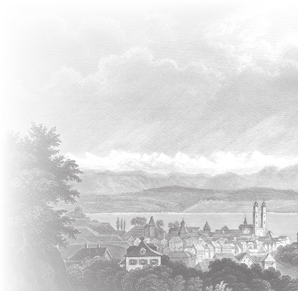 Zürich Zürich um 1840 Ausgabe: 1. März 1843 Am 1.