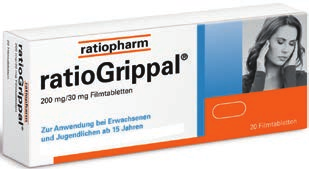 ratiogrippal 200 mg/30 mg 20 Filmtabletten