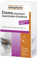 Cromo-ratiopharm Augentropfen Einzeldosis 20 x 0,5 ml statt