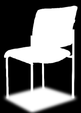 without armrests, as 4-leg or cantilever
