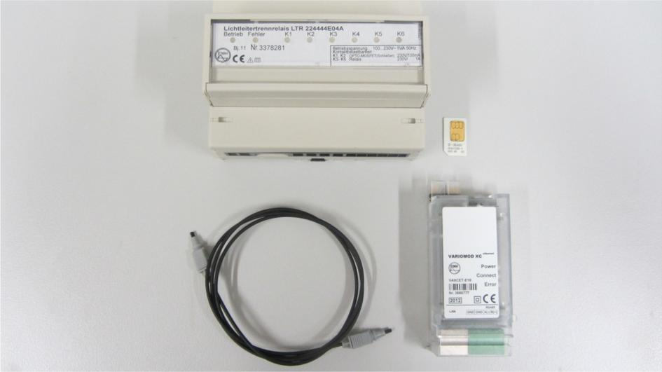 LTR - Box Lichtleiterkabel Einschubmodul Platzbedarf 7 TE / 12,5 cm Bild 3 Fernwirkkomponenten Anlagen größer 100 KW Wandlerzähler z.