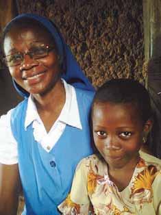 Kindergartenkinder helfen Yetunde Yetunde, ein neunjähriges Mädchen aus Nigeria ist zurzeit im Dreifal gkeits- Krankenhaus in Wesseling in Behandlung.