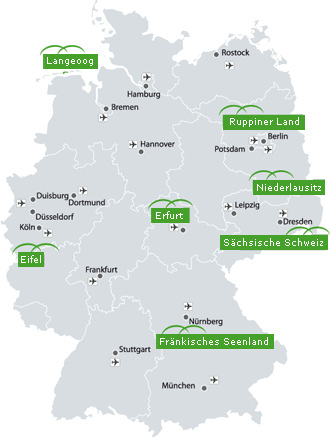 Die barrierefreien Reiseziele in Deutschland auf einen Blick: Regionen: Eifel