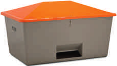 Fahrzeugbox Grau aus Polyethylen Händelbar mit Stapler oder Krangabel Anwendung: Zum sicheren Transport und Aufbewahren von Werkzeugen und Materialien Inhalt/l 750 Abmessungen/mm (L x B x H) 1.
