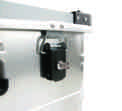 Allzweckbox, Alu Robuste, aus 1 mm starkem Aluminiumblech gefertigte Transportbehälter Leicht, stabil und formbeständig durch umlaufende Sicken und geprägte