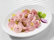 300108 Delikatess Fleisch-Salat 450g Fleischbrät per KG, mit Gurken, Mayonnaise und Gewürzen Auch 5