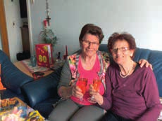 Geburtstag! Das langjährige Mitglied Anni Brugger feierte ihren 80. Geburtstag.