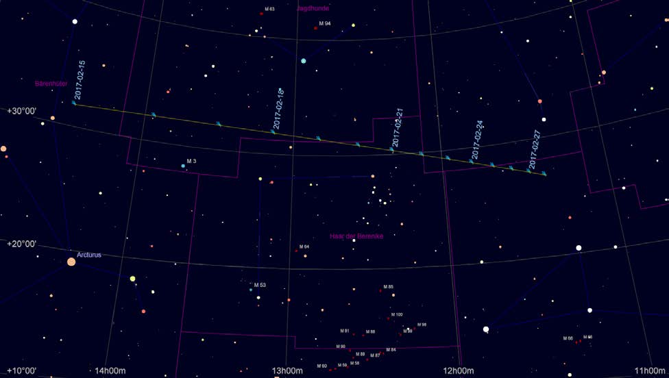 Saturn R Leo ist ein Veränderlicher Stern mit einer Periode von 310 d. Seine Extrema schwanken zwischen 4,4 mag und 11,3 mag.