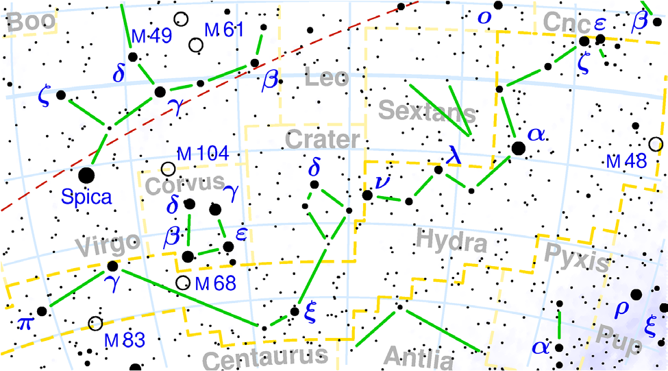 Größe. Die Distanz der Komponenten beträgt 3. M 48 zeigt sich im Fernglas als ein offener Sternhaufen (6 mag 40 ). Helle Sterne und Doppelsterne strukturieren einen zentralen Balken. So 26.02.